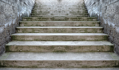 Image showing Concrete stairway perspective
