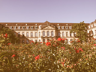 Image showing Neues Schloss (New Castle), Stuttgart vintage