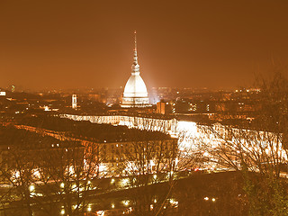 Image showing Turin view vintage