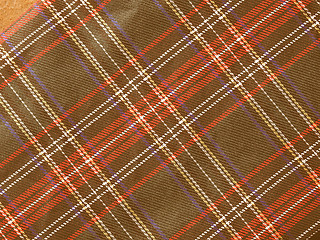 Image showing Retro looking Tartan background