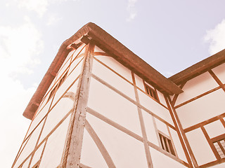 Image showing Globe Theatre, London vintage