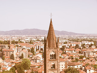 Image showing Turin panorama vintage