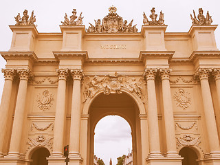 Image showing Brandenburger Tor in Potsdam Berlin vintage