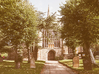 Image showing Holy Trinity church in Stratford upon Avon vintage