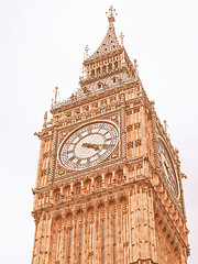 Image showing Big Ben vintage