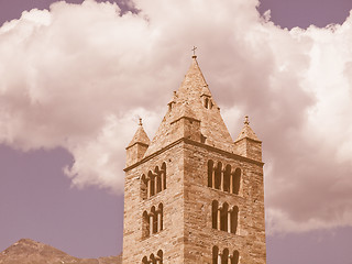 Image showing Church of Sant Orso Aosta vintage