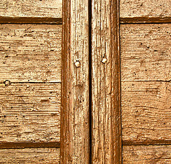 Image showing abstract   door     in   lombardy   column  the milano old      