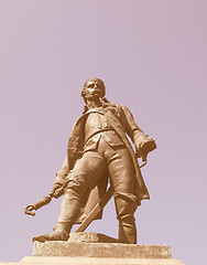 Image showing Statue of Pietro Micca vintage