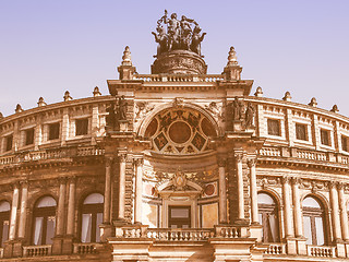 Image showing Dresden Semperoper vintage