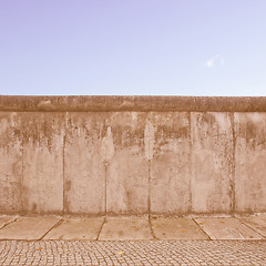 Image showing Berlin Wall vintage