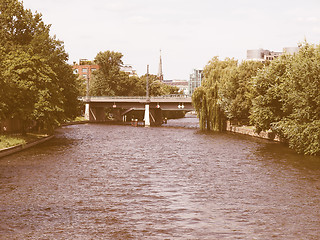 Image showing Spree, Berlin vintage