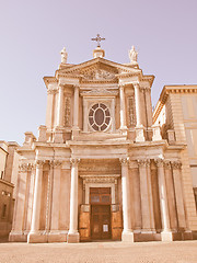 Image showing Santa Cristina and San Carlo church vintage