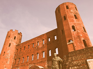 Image showing Torri Palatine, Turin vintage