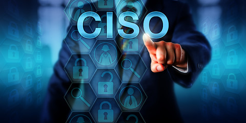 Image showing Headhunter Pushing CISO Onscreen