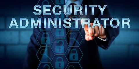 Image showing IT Professional Pressing SECURITY ADMINISTRATOR