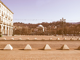 Image showing Piazza Vittorio, Turin vintage