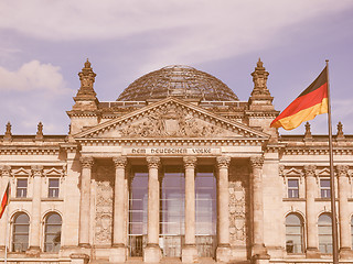 Image showing Reichstag Berlin vintage