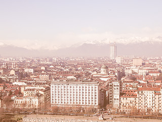 Image showing Turin view vintage