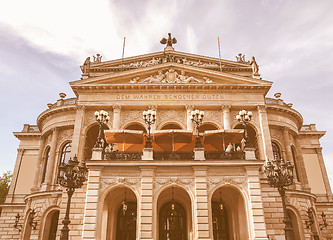 Image showing Alte Oper in Frankfurt vintage