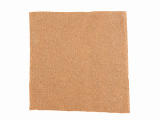 Image showing  Brown fabric sample vintage