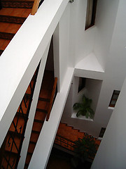 Image showing Staircase in an Andalucian House