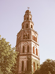 Image showing Moncanino Tower in San Mauro vintage