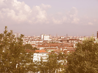 Image showing Turin view vintage