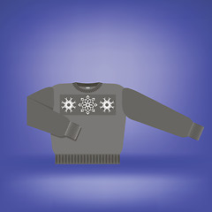 Image showing Gray Wool  Sweater