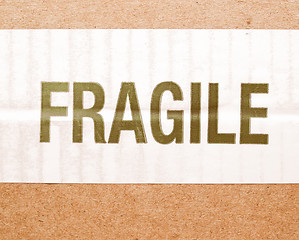 Image showing  Fragile vintage