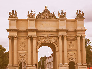 Image showing Brandenburger Tor in Potsdam Berlin vintage