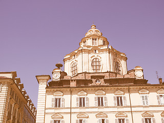 Image showing San Lorenzo church, Turin vintage
