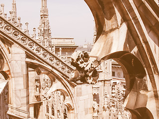 Image showing Duomo, Milan vintage