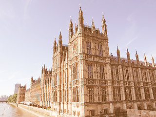 Image showing Houses of Parliament vintage