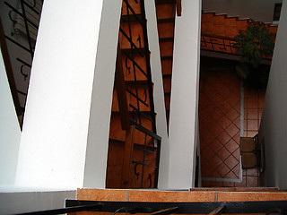 Image showing Staircase in an Andalucian House