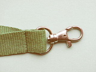 Image showing  Green keyring vintage