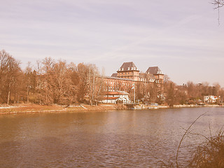 Image showing Castello del Valentino, Turin, Italy vintage