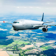 Image showing Passenger Airliner in the sky