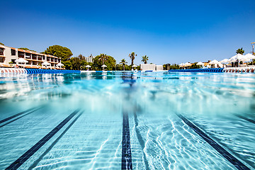 Image showing Tropical swimming pool