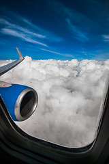 Image showing Airplane window