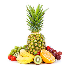 Image showing Fruit on a white background