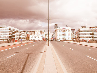 Image showing London Bridge vintage