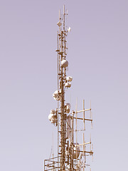 Image showing  Communication tower vintage