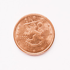 Image showing  Finnish 5 cent coin vintage