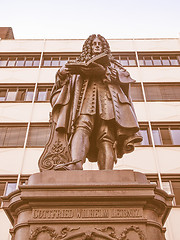 Image showing Leibniz Denkmal Leipzig vintage