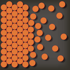 Image showing Set of Orange Pills