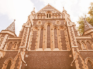 Image showing Southwark Cathedral, London vintage