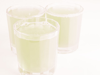 Image showing  Green apple juice vintage