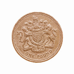 Image showing  Coin isolated vintage