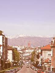 Image showing Turin view vintage