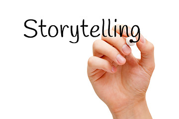 Image showing Storytelling Black Marker